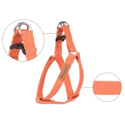 AMIPLAY Szelki regulowane Cotton - Pomarańczowe L