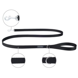 AMIPLAY Smycz Basic - Czarna XL