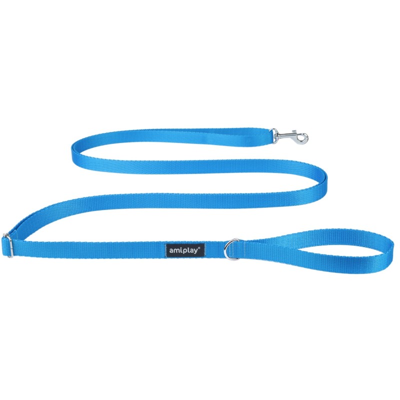 AMIPLAY Smycz regulowana Easy Fix Basic - Niebieska S