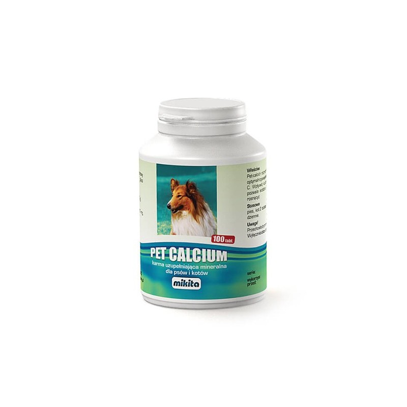 MIKITA Pet Calcium - 100 tabletek