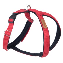 AMIPLAY Szelki regulowane Grand Soft Cotton - Czerwone L