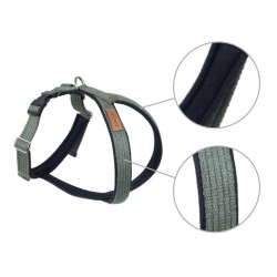 AMIPLAY Szelki regulowane Grand Soft Cotton - Khaki S