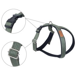 AMIPLAY Szelki regulowane Grand Soft Cotton - Khaki M