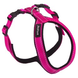 AMIPLAY Szelki regulowane Grand Soft Reflective - Różowe L