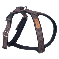 AMIPLAY Szelki regulowane Grand Soft Cotton - Brązowe XXL