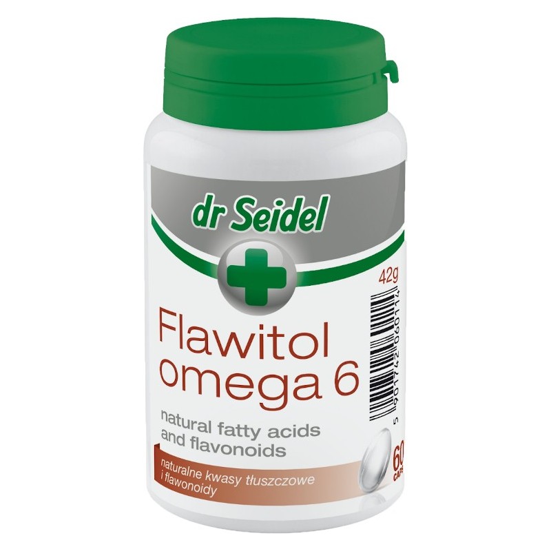 DR SEIDEL Flawitol Omega 6 skóra i sierść 60 tabletek
