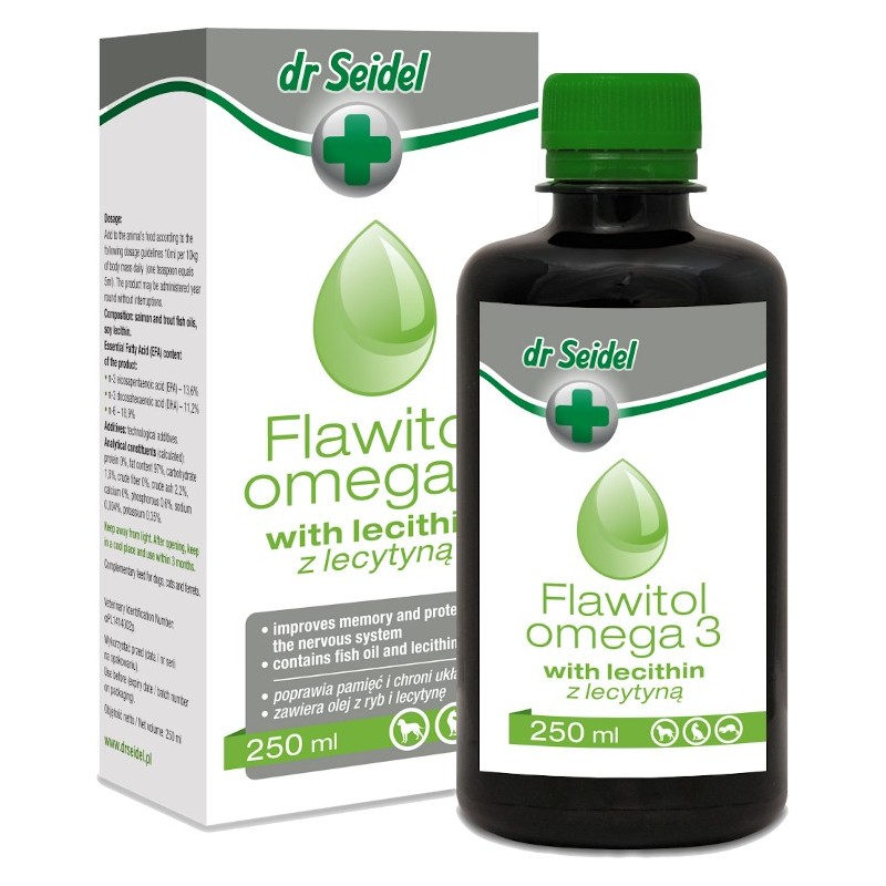 DR SEIDEL Flawitol Omega 3 z lecytyną 250ml