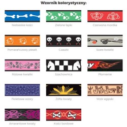 AMIPLAY Szelki regulowane Joy - Zielone łapki L