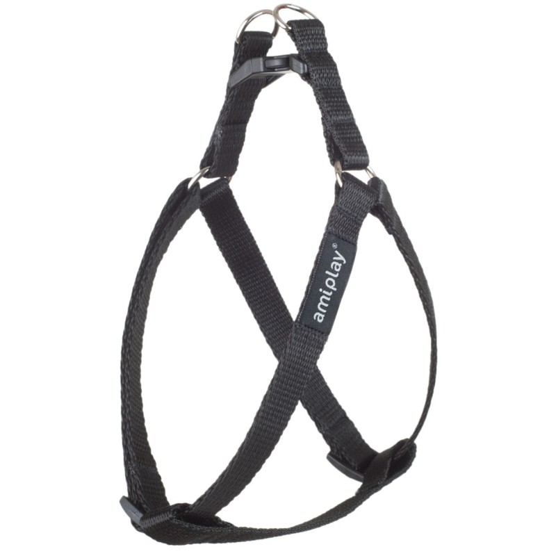 AMIPLAY Szelki regulowane Basic - Czarne S