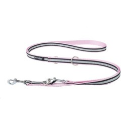 AMIPLAY Smycz regulowana 6 in 1 Shine - Różowa XL