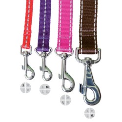 AMIPLAY Smycz Reflective 150cm - Czarna S