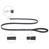 AMIPLAY Smycz Reflective 150cm - Czarna L
