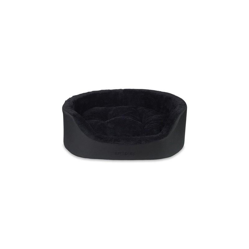 AMIPLAY Legowisko Elipsa Aspen - Czarne S