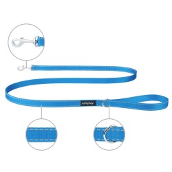 AMIPLAY Smycz Reflective 150cm - Niebieska XL