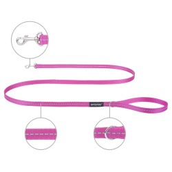 AMIPLAY Smycz Reflective 150cm - Różowa M