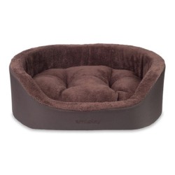 AMIPLAY Legowisko Elipsa Aspen - Brązowe L