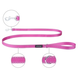 AMIPLAY Smycz Reflective 150cm - Różowa XL