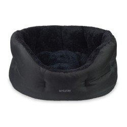 AMIPLAY Legowisko Colosseum Aspen - Czarne M (57 x 48 x 23 cm)