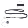 AMIPLAY Smycz regulowana 6 in 1  Reflective 100-200 cm - Czarna S