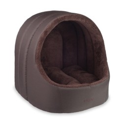 AMIPLAY Buda Owalna Aspen - Brązowa L (44 x 44 x 46 cm)