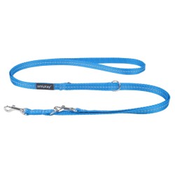 AMIPLAY Smycz regulowana 6 in 1 Reflective 100-200 cm - Niebieska L