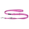 AMIPLAY Smycz regulowana 6 in 1 Reflective 100-200 cm - Różowa S