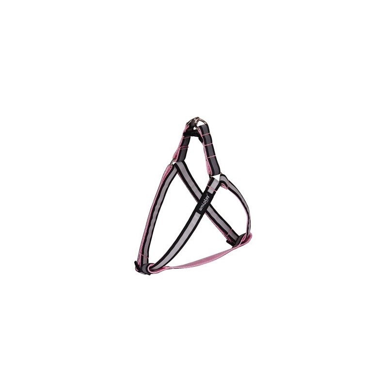 AMIPLAY Szelki regulowane Shine - Różowe XL