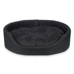 AMIPLAY Legowisko owalne Basic - Czarne L