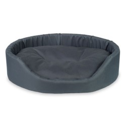 AMIPLAY Legowisko owalne Basic - Grafitowe XXL
