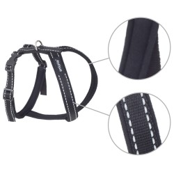 AMIPLAY Szelki regulowane Grand Soft Reflective - Czarne L