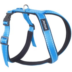 AMIPLAY Szelki regulowane Grand Soft Reflective - Niebieskie XS