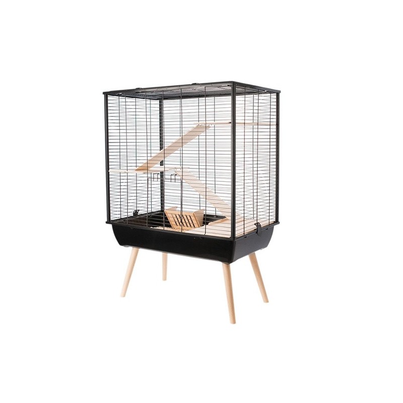 ZOLUX Klatka Neo Cosy Duże gryzonie H80 - Czarna