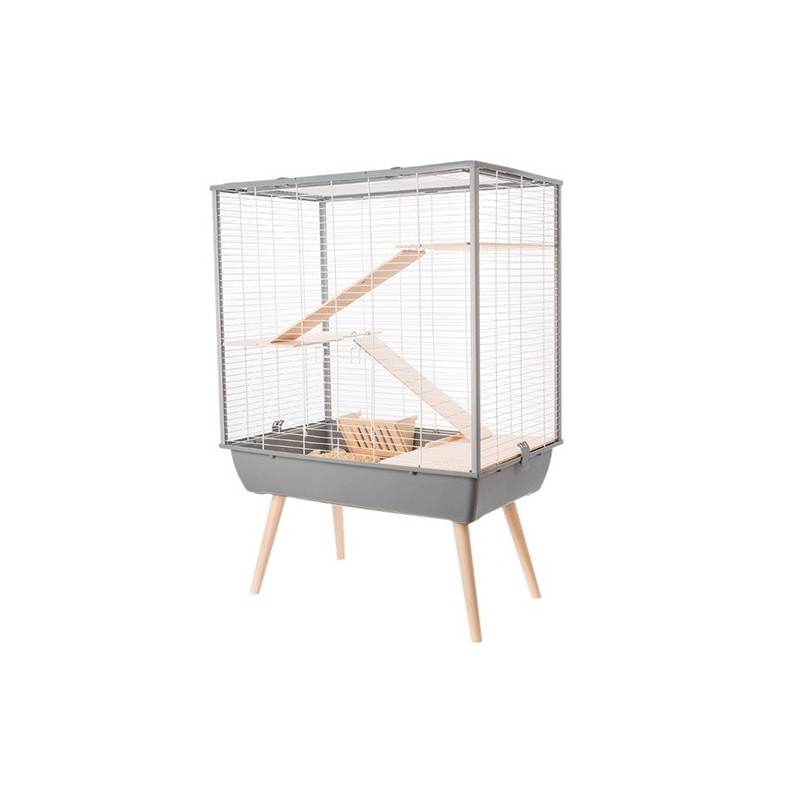 ZOLUX Klatka Neo Cosy Duże gryzonie H80 - Szara