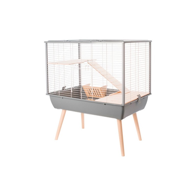 ZOLUX Klatka Neo Muki Duże gryzonie H58 - Szara