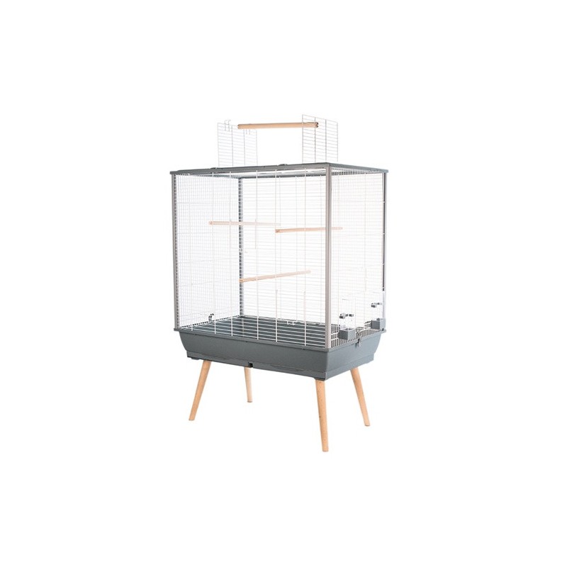 ZOLUX Klatka Neo Jili dla ptaków H80 - Szara