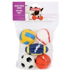 ZOLUX Zestaw piłek winylowych 5szt. (6cm)