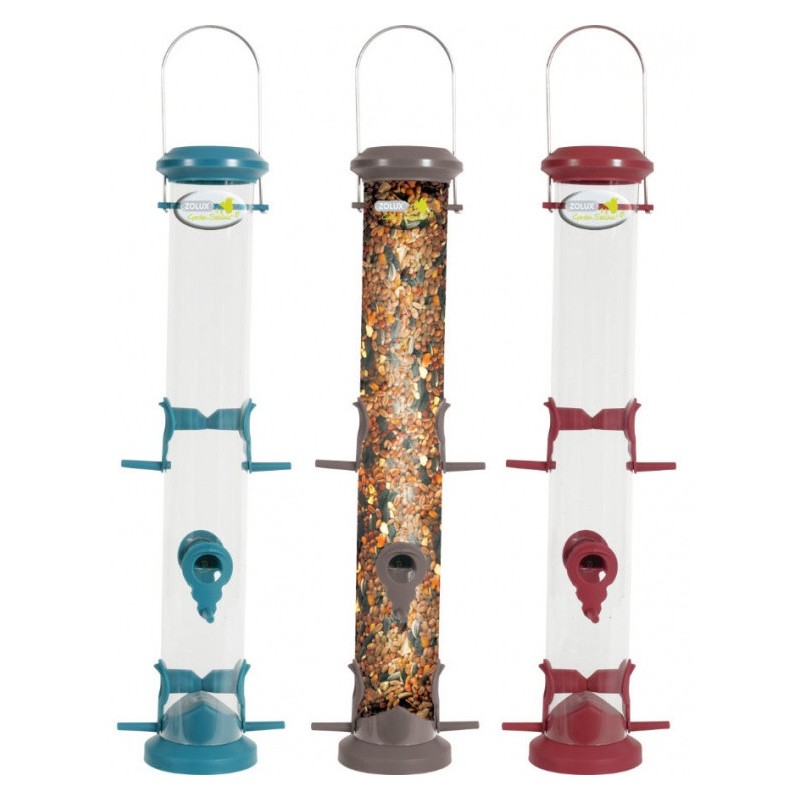 ZOLUX Karmnik plastikowy SILO (6 żerdek) Czerwony