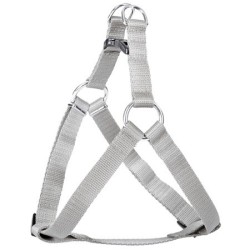 DINGO Szelki z taśmy "Fred" - szare rozm. 60 (1,6cm)