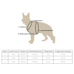 DINGO Szelki typu guard "Maks" 2cm (36-70cm)