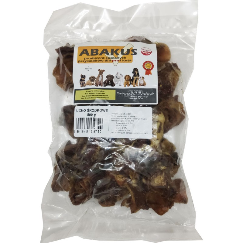 ABAKUS Ucho środkowe 500g