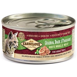 CARNILOVE CAT Adult Chicken, Duck and Pheasant - puszka 6x 100g