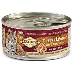 CARNILOVE Cat Adult Turkey and Reindeer - puszka 100g