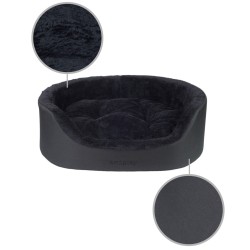 AMIPLAY Legowisko Elipsa Aspen - Czarne M