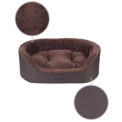 AMIPLAY Legowisko Elipsa Aspen - Brązowe S