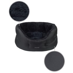 AMIPLAY Legowisko Colosseum Aspen - Czarne S (47 x 40 x 21 cm)