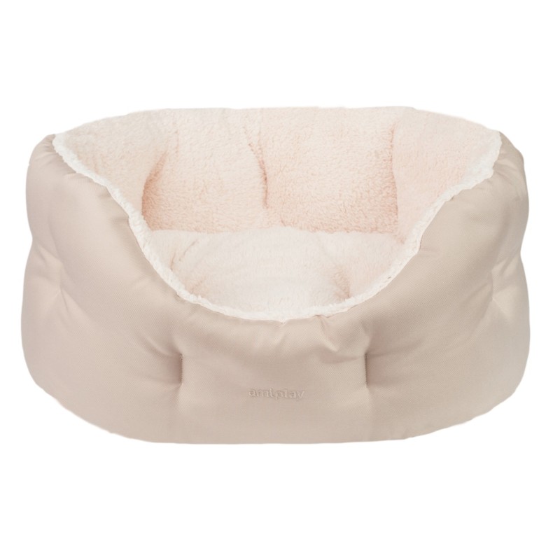 AMIPLAY Legowisko Colosseum Aspen - Beżowe M (57 x 48 x 23 cm)