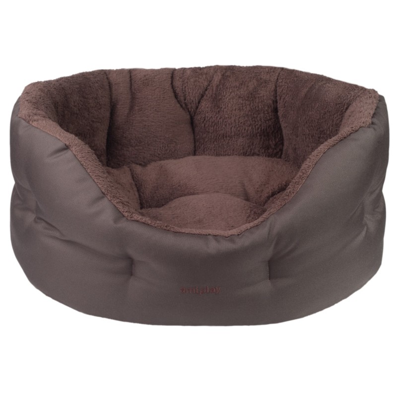 AMIPLAY Legowisko Colosseum Aspen - Brązowe S (47 x 40 x 21 cm)