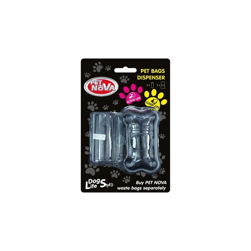 AQUA NOVA Etui na woreczki w kształcie kostki - czarne