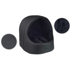 AMIPLAY Buda Owalna Aspen - Czarna L (44 x 44 x 46 cm)