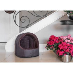 AMIPLAY Buda Owalna Aspen - Beżowe L (44 x 44 x 46 cm)